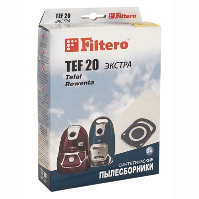 Мешок-пылесборник Filtero TEF 20 ЭКСТРА, 4 шт, синтетические