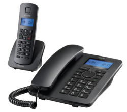 Радиотелефон Alcatel M350 Combo (черный) - фото