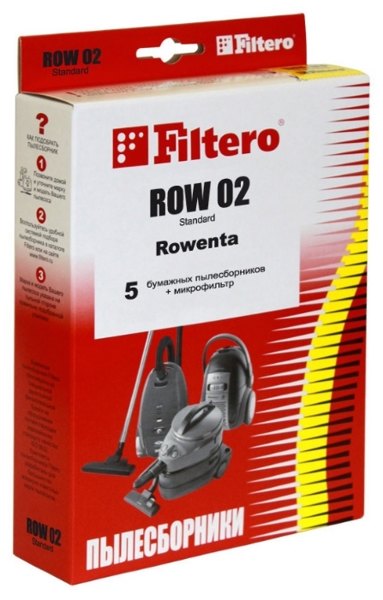 Мешок-пылесборник Filtero ROW 02(3) Standard для пылесосов Rowenta