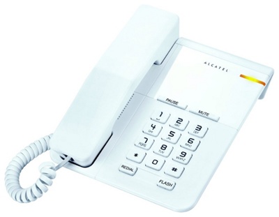 Проводной телефон Alcatel T22 (цвет: белый)