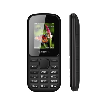 Мобильный телефон TeXeT TM-130 черный - фото