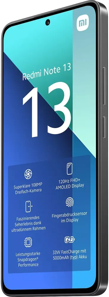 Смартфон Redmi Note 13 8GB/256GB с NFC международная версия (полуночный черный)