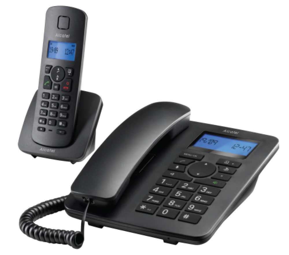 Радиотелефон Alcatel M350 Combo (черный)