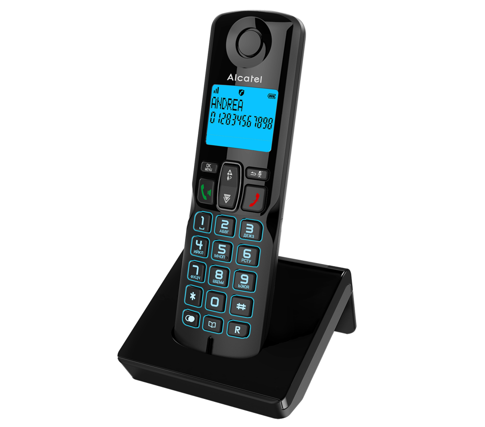 Радиотелефон ALCATEL S280 черный