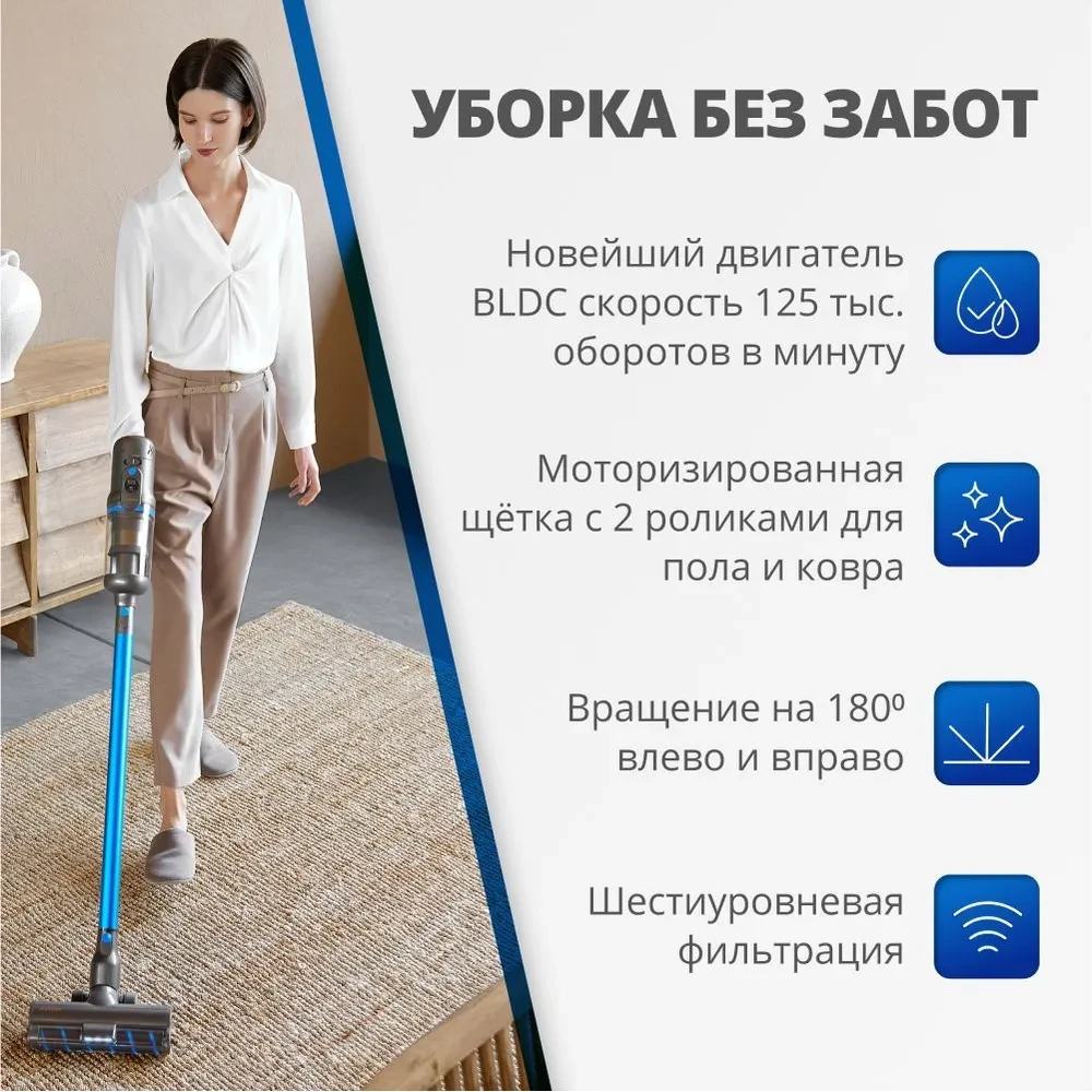 Пылесос Puppyoo T12 Pure