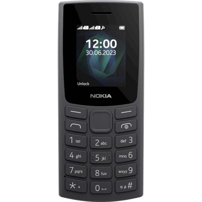 Мобильный телефон NOKIA 105 DS TA-1557 CHARCOAL черный 