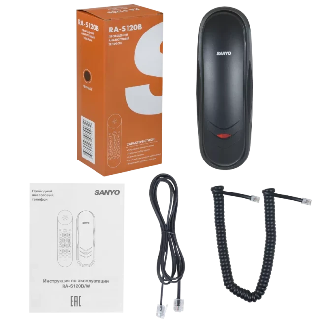 Проводной телефон Sanyo RA-S120B черный