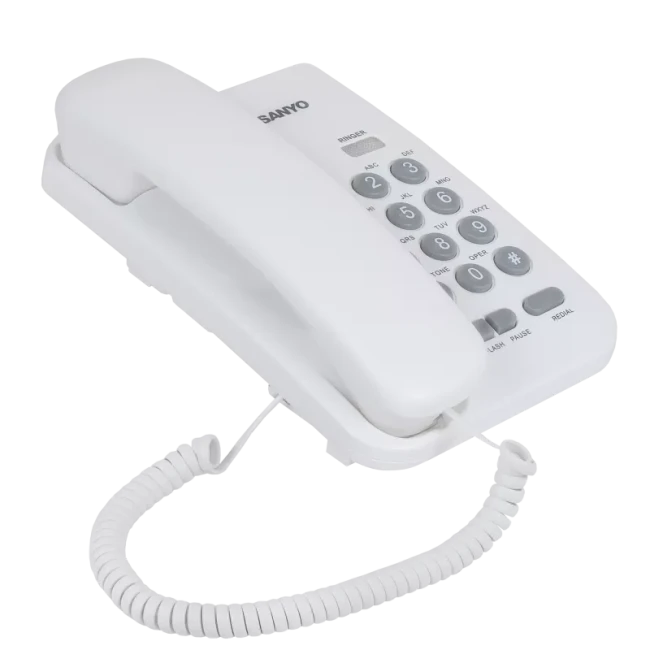 Проводной телефон Sanyo RA-S108W белый