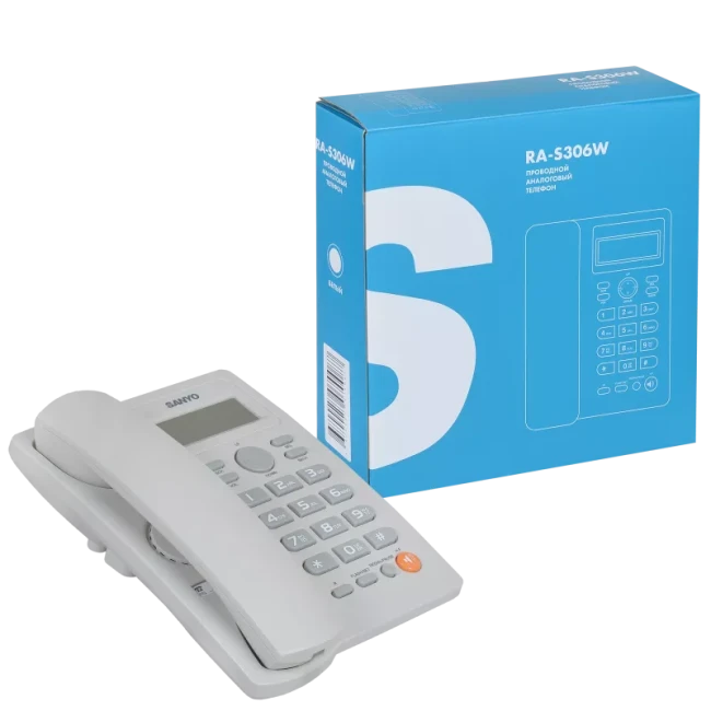 Проводной телефон Sanyo RA-S306W белый