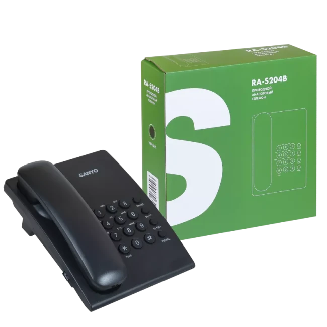 Проводной телефон Sanyo RA-S204B черный