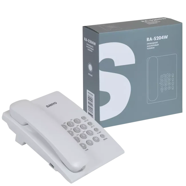 Проводной телефон Sanyo RA-S204W белый