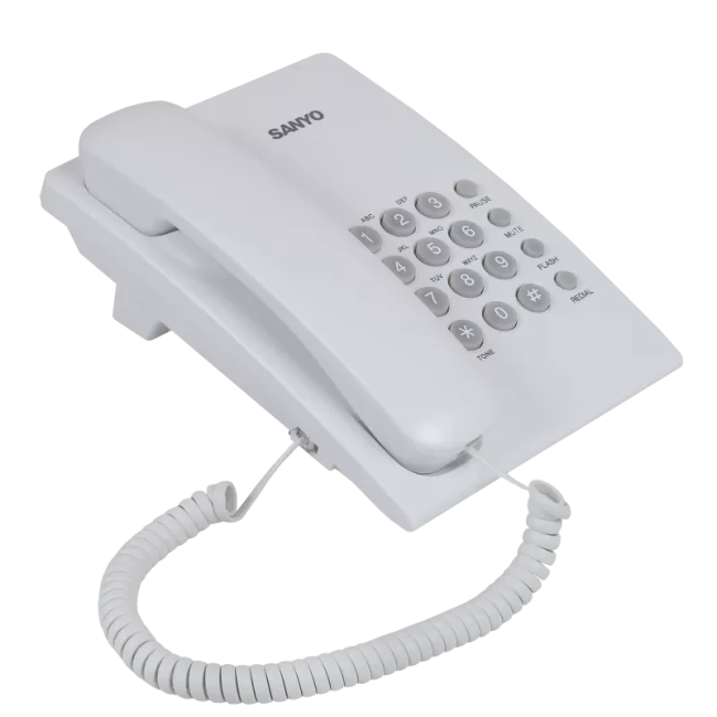Проводной телефон Sanyo RA-S204W белый