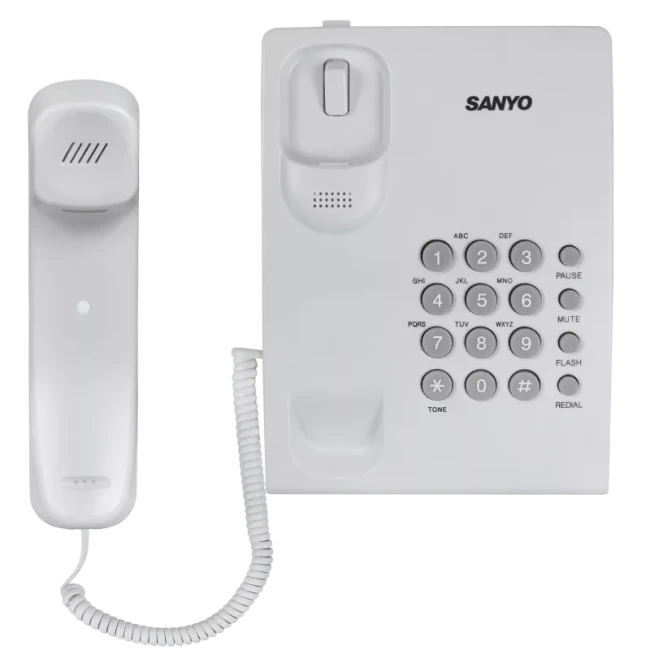 Проводной телефон Sanyo RA-S204W белый