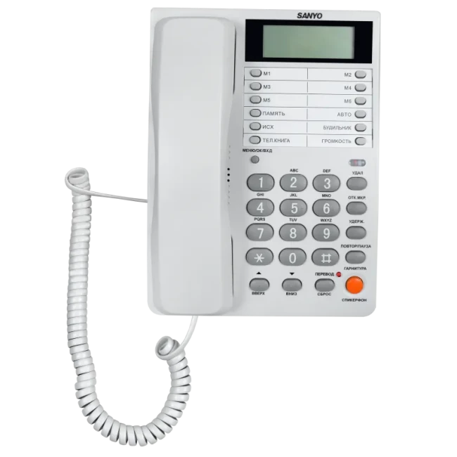 Проводной телефон Sanyo RA-S408W белый