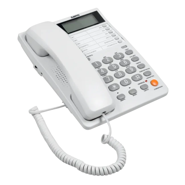 Проводной телефон Sanyo RA-S408W белый