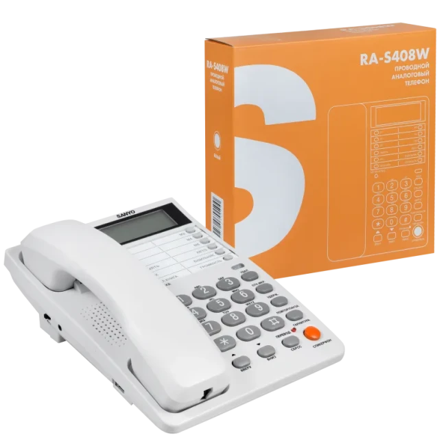 Проводной телефон Sanyo RA-S408W белый
