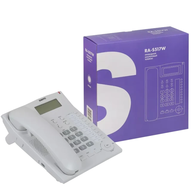 Проводной телефон Sanyo RA-S517W белый