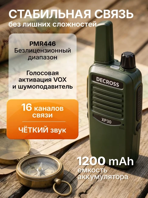 Радиостанция DECROSS XP30 