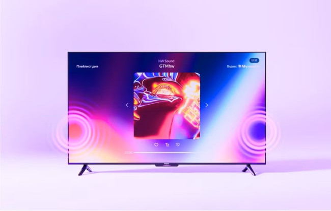 Телевизор Яндекс ТВ Станция Бейсик QLED с Алисой 50