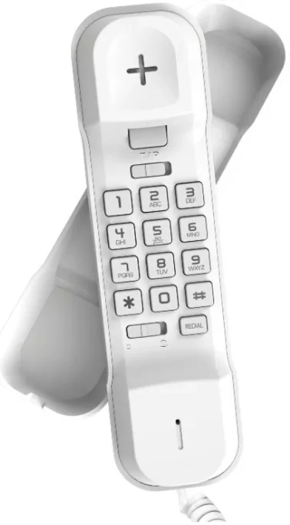 Проводной телефон Alcatel T06 (белый)
