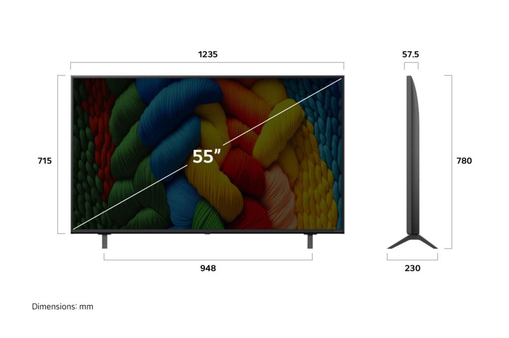 Телевизор LG NanoCell NANO80 55NANO80A6B