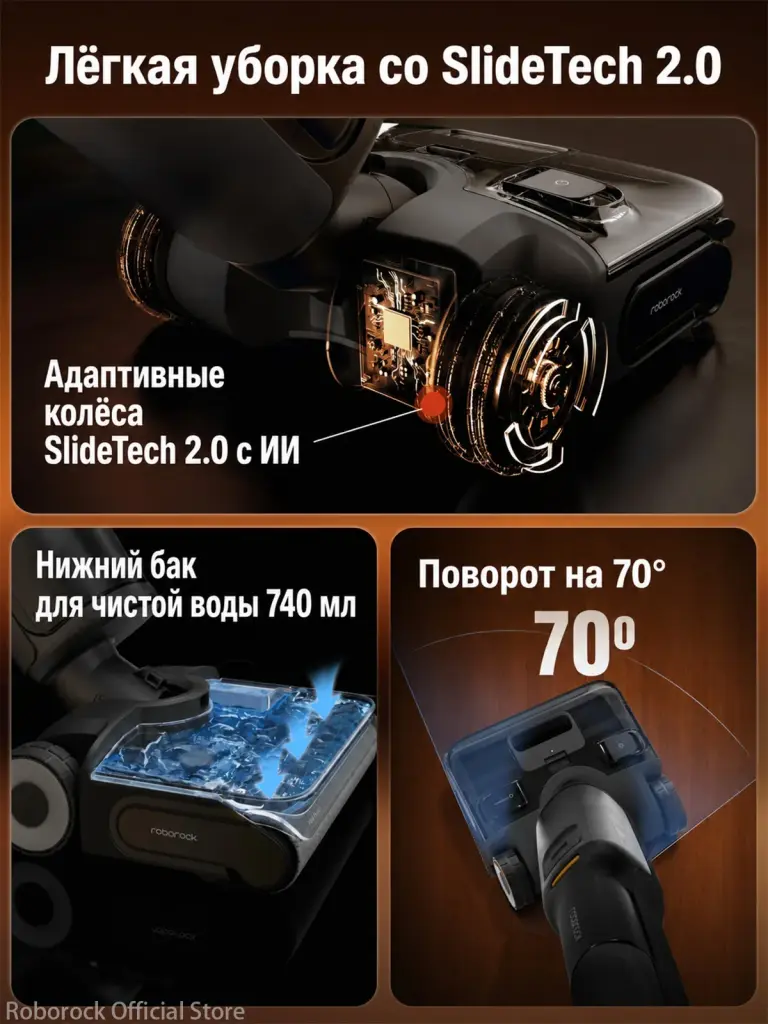 Пылесос Roborock F25 Ace Combo