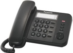 Телефон проводной Panasonic KX-TS2352RUB Черный СТБ - фото