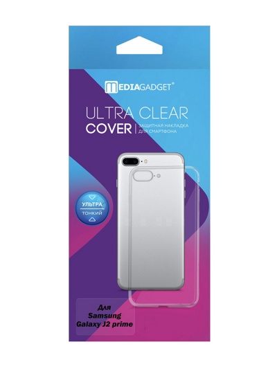 Чехол - накладка Mediagadget ESSENTIAL CLEAR COVER для Samsung Galaxy J2 2018 (прозрачный) - фото