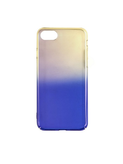 Чехол-накладка SMARTERRA COLORFLOW для iPhone 8/7 синий-желтый - фото
