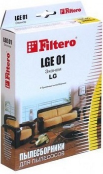 Мешок-пылесборник Filtero LGE 01(4) ЭКОНОМ для пылесосов LG, Cameron, Clatronic, Evgo, Polar, Scarlett