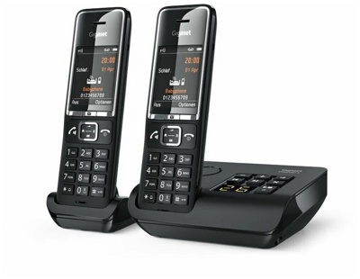 Радиотелефон Gigaset Comfort 550A Duo RUS (черный) 