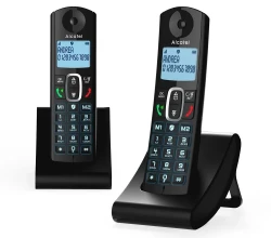 Радиотелефон ALCATEL F685 DUO (черный) - фото