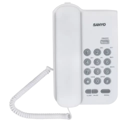 Проводной телефон Sanyo RA-S108W белый - фото