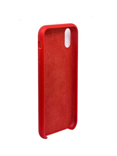 Чехол-накладка Mediagadget Marshmallow для iPhone X красный - фото2