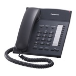 Телефон проводной Panasonic KX-TS2382RUB Черный  - фото