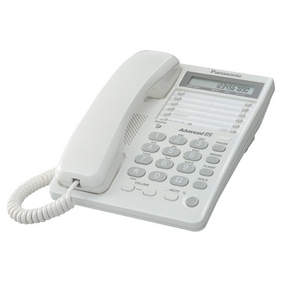 Телефон проводной Panasonic KX-TS2362RUW Белый СТБ