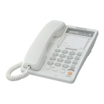 Телефон проводной Panasonic KX-TS2365RUW Белый  - фото