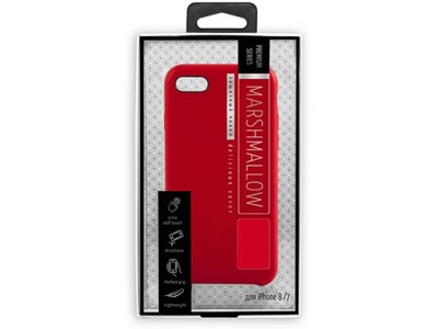 Чехол-накладка SMARTERRA MARSHMALLOW Delicious COVER для Iphone 7/8 (красный)