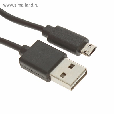 USB-кабель Smarterra STR-MU003 microUSB, реверсивный коннектор (1м, PVC, черный) - фото4