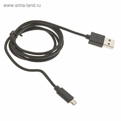 USB-кабель Smarterra STR-MU003 microUSB, реверсивный коннектор (1м, PVC, черный) - фото3