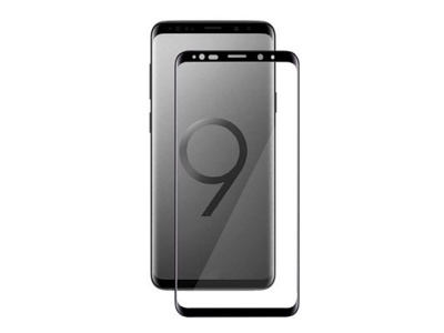 Защитное стекло samsung для Galaxy S9 Plus MEDIAGADGET 3D FULL COVER GLASS (черная рамка)