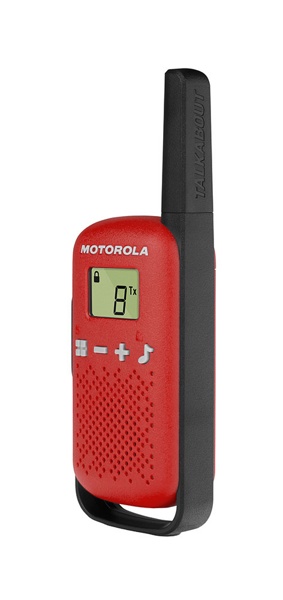 Радиостанция Motorola Talkabout T42 красная, Безлицензионная 2 рации в комплекте, до 4км